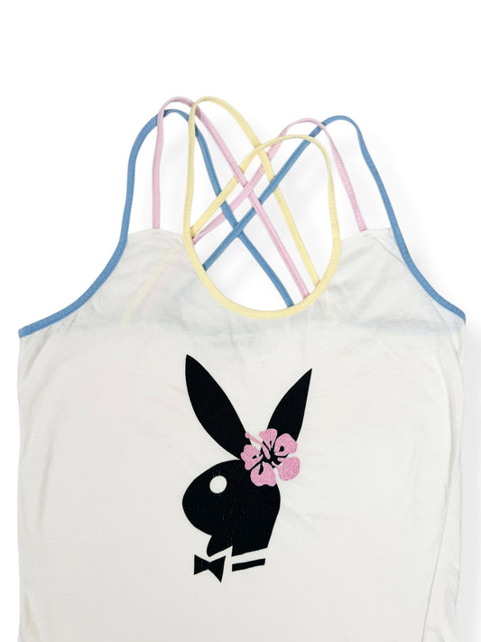 Playboy Hibiscus Tank ♡ M