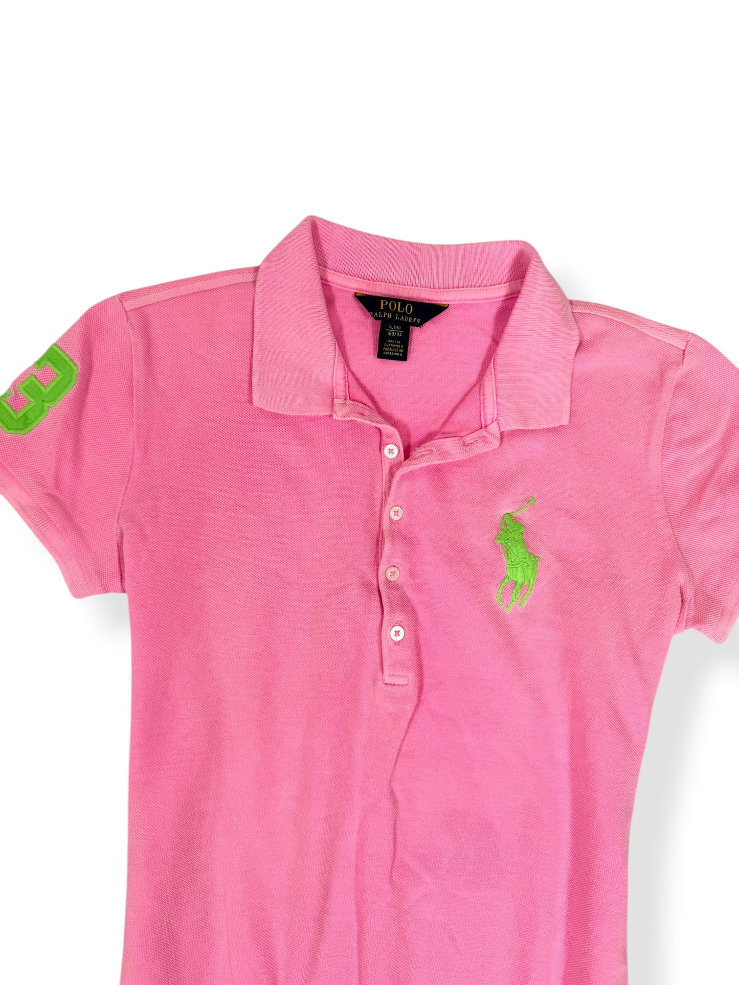 Polo Pink & Green Dress ♡ S/M