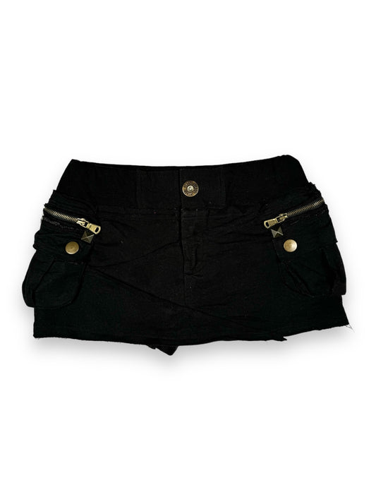 Black Gyaru Mini Skirt