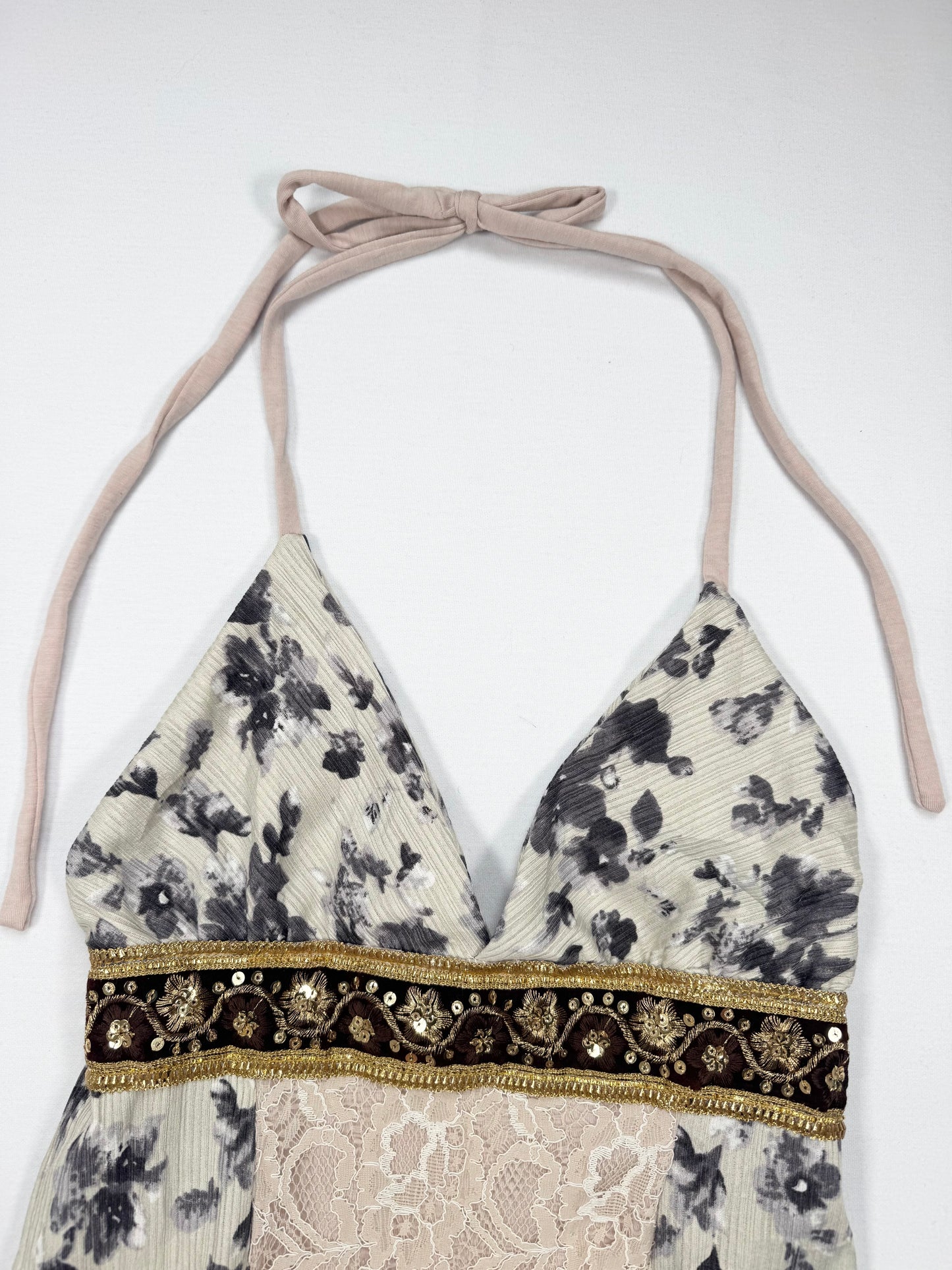 Floral Halter Cami ♡ S