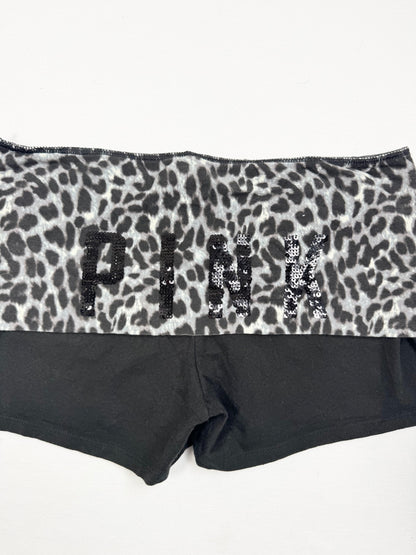 Leopard PINK Fold Over Shorts ♡ M