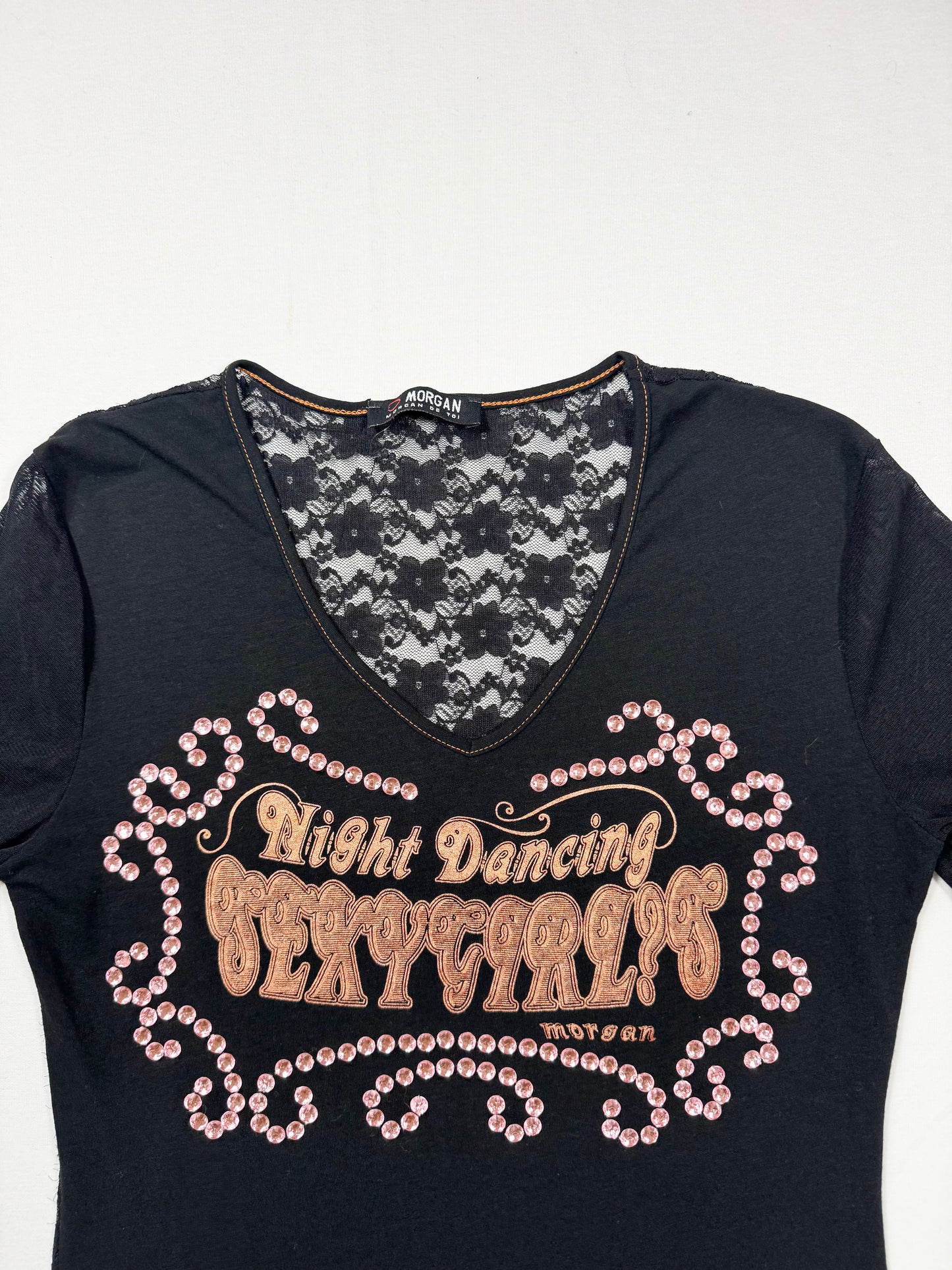 Morgan De Toi Long Sleeved “Night Dancing Sexygirls” Top ♡ S