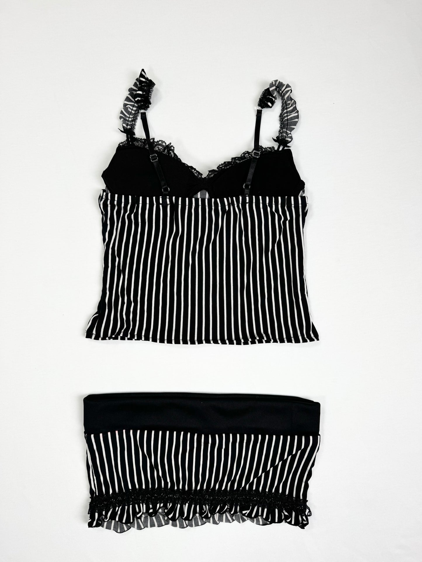 Cornflake Pinstripe Cami Set ♡ XS