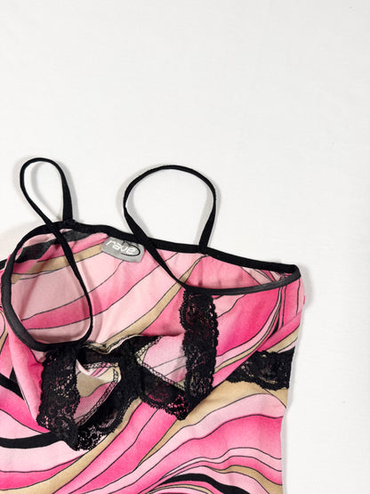 Rave Swirl Micromesh Cami ♡ Size S