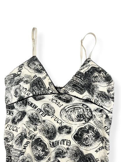 Stamp Print Dress ♡ S