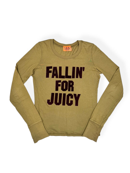 Juicy Couture “Fallin For Juicy” Long Sleeved Top ♡ Size S