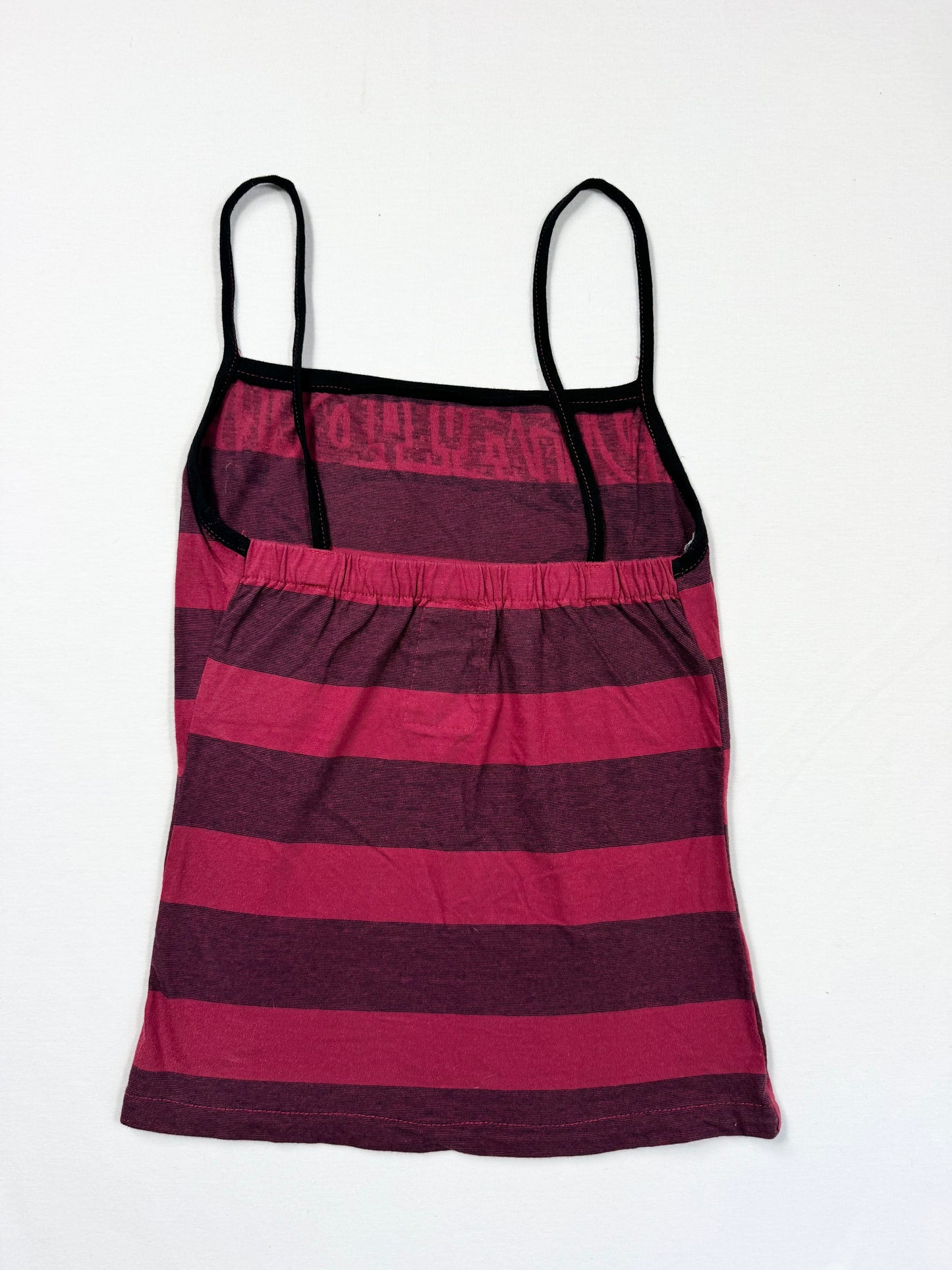 Playboy Burgundy Striped Cami ♡ S