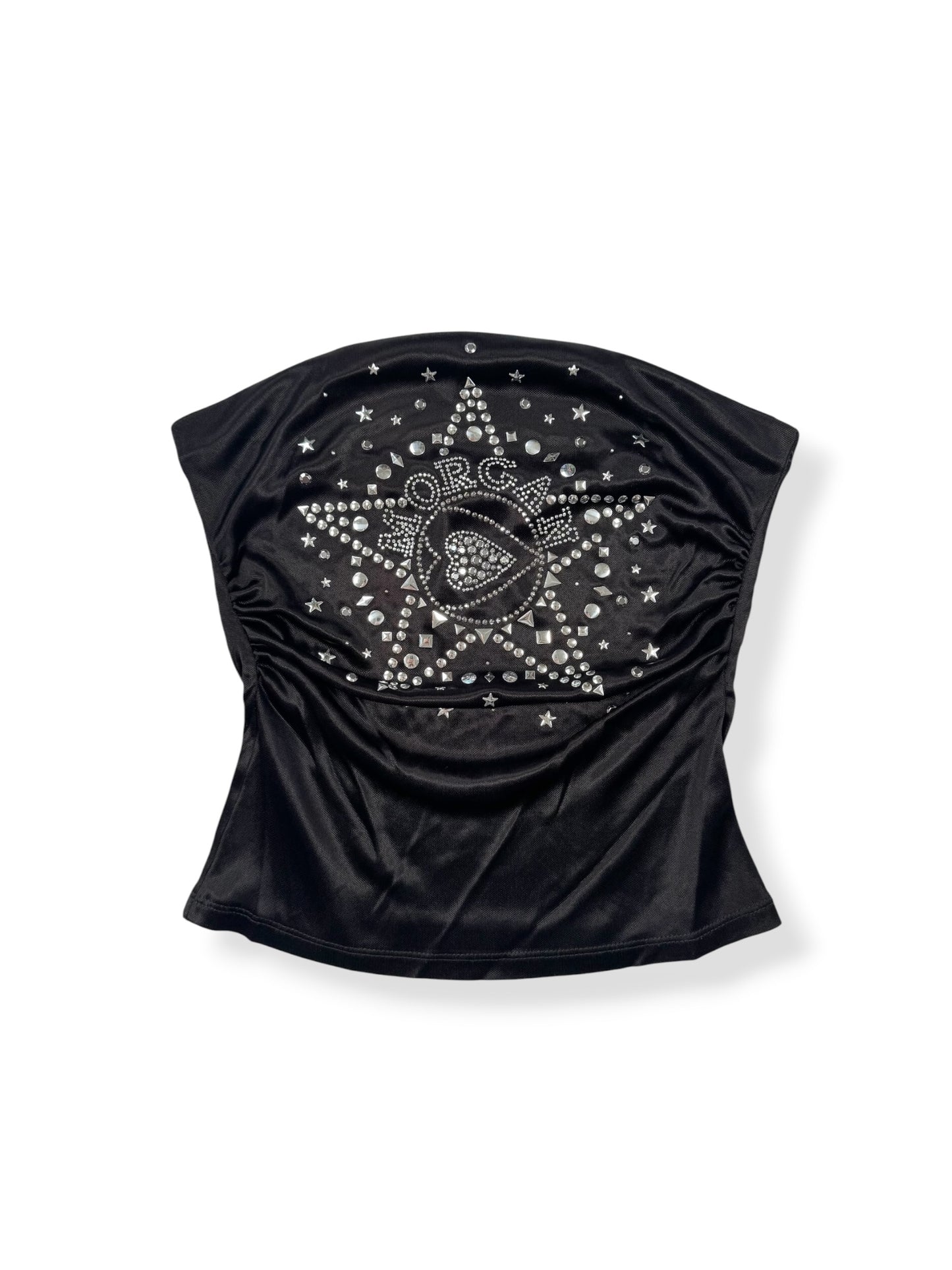 Morgan Satin Tube Top ♡ XS
