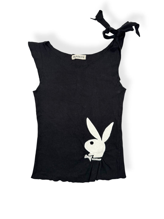 Playboy Tie Shoulder Tank