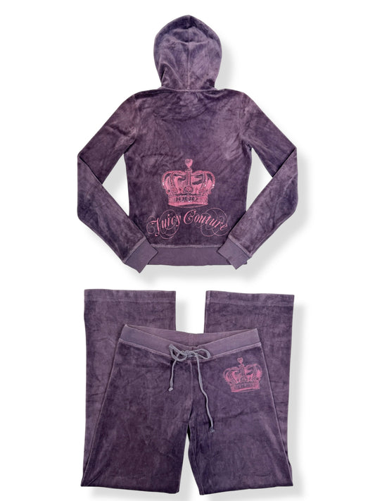 Purple Velour Juicy Couture Tracksuit ♡ S