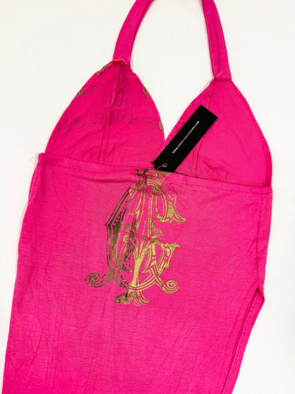 Christian Audigier Pink Halter & Skirt Set ♡ XS/S