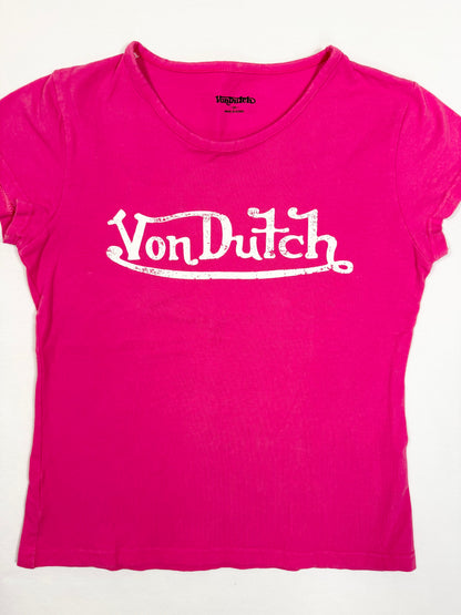 Pink Von Dutch Tee ♡ S
