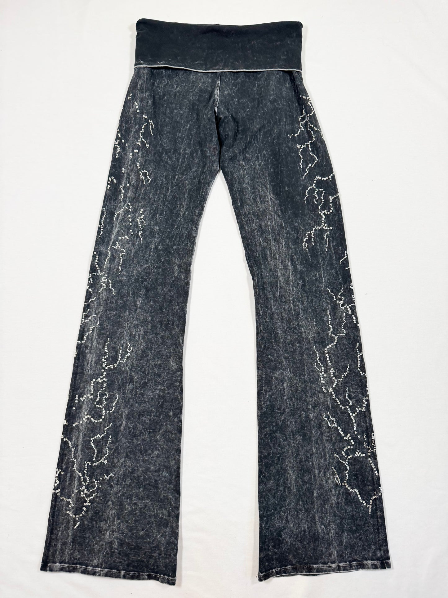 Grunge Fold Over Leggings ♡ Size S