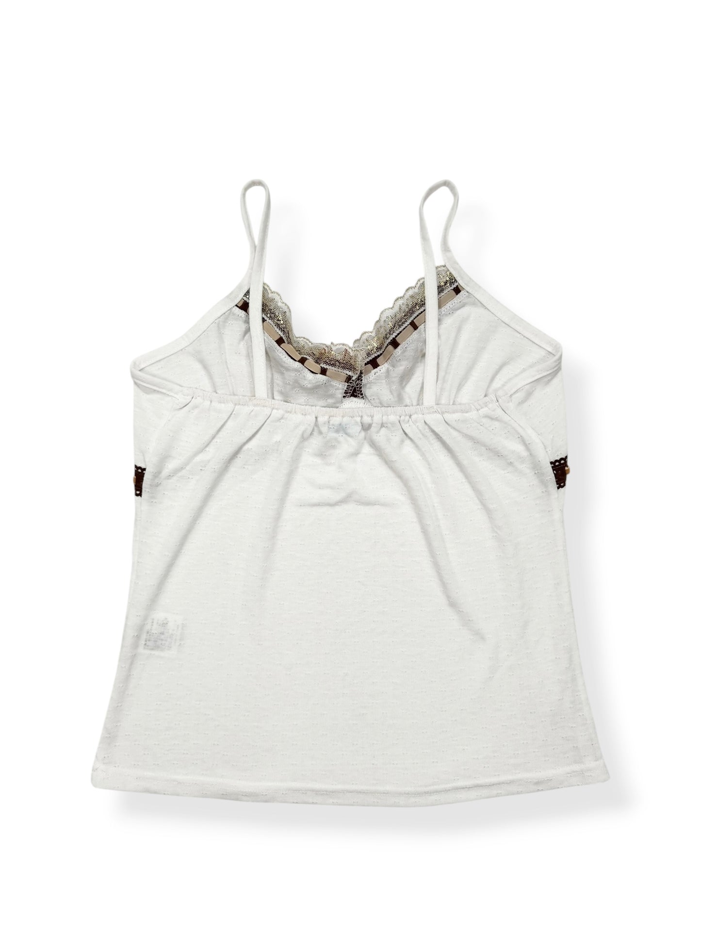 Pointelle Suede Tie Cami ♡ S