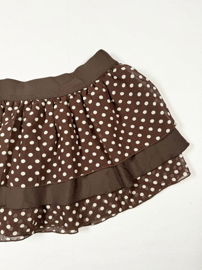 Polka Dot Micro Skirt