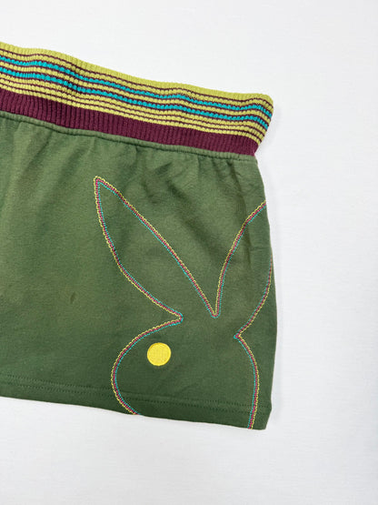 Green Playboy Mini Skirt ♡ S