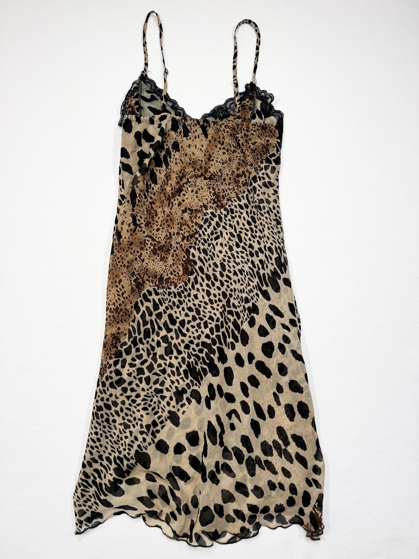 Leopard Lace Midi Dress ♡ S/M