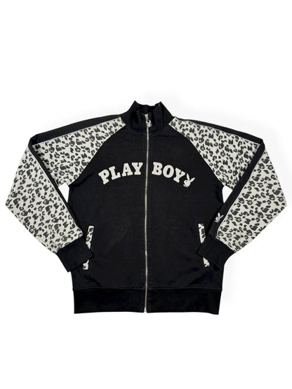 Leopard Playboy Zip Up ♡ Size L