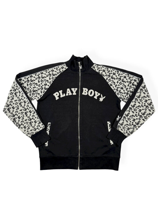 Leopard Playboy Zip Up ♡ Size L