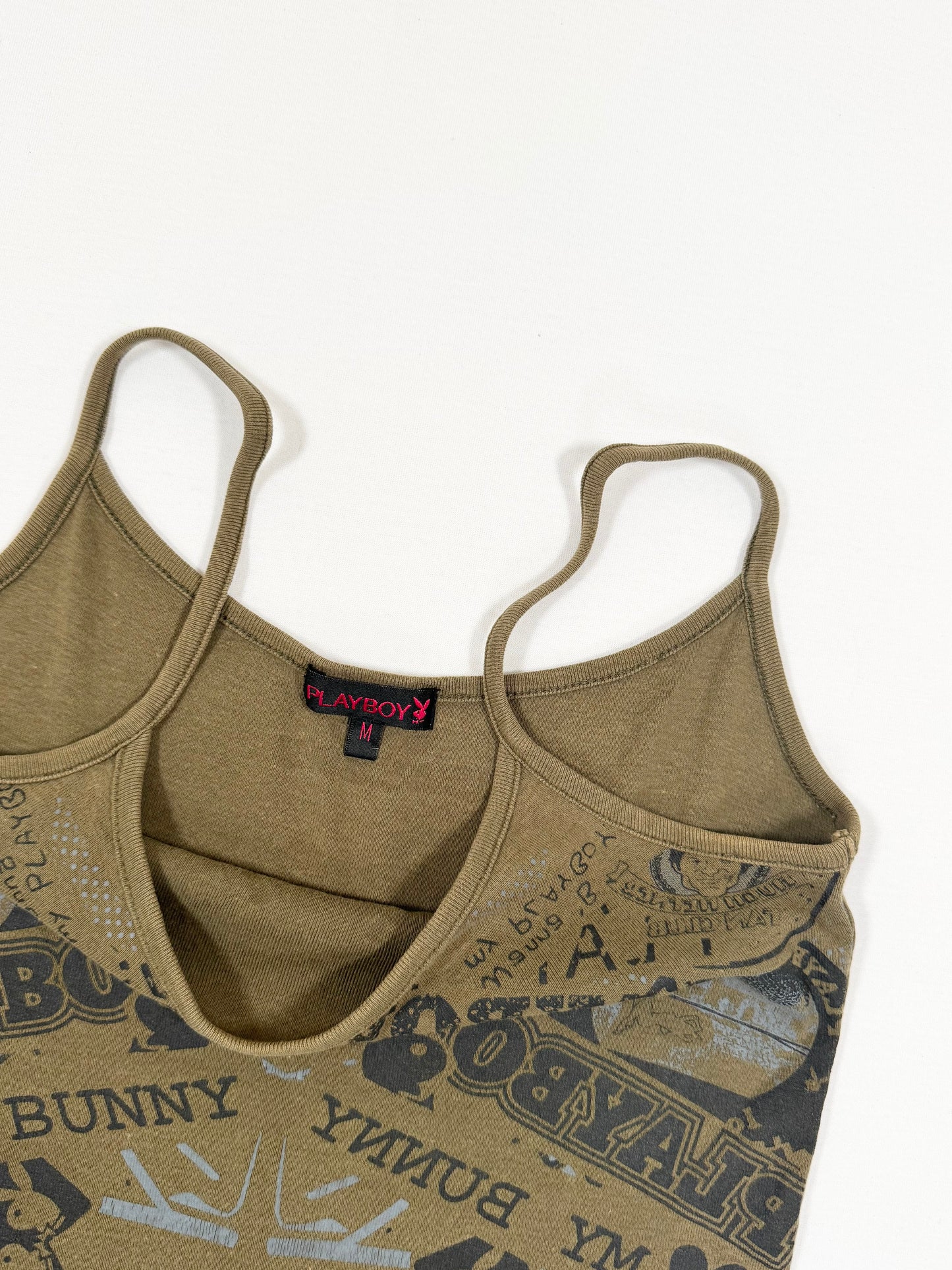 Playboy Khaki Cami ♡ M