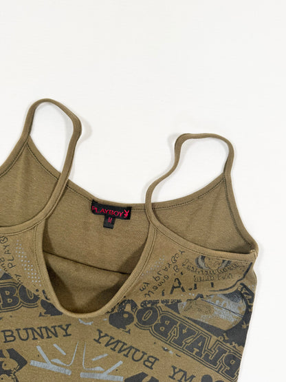 Playboy Khaki Cami ♡ M