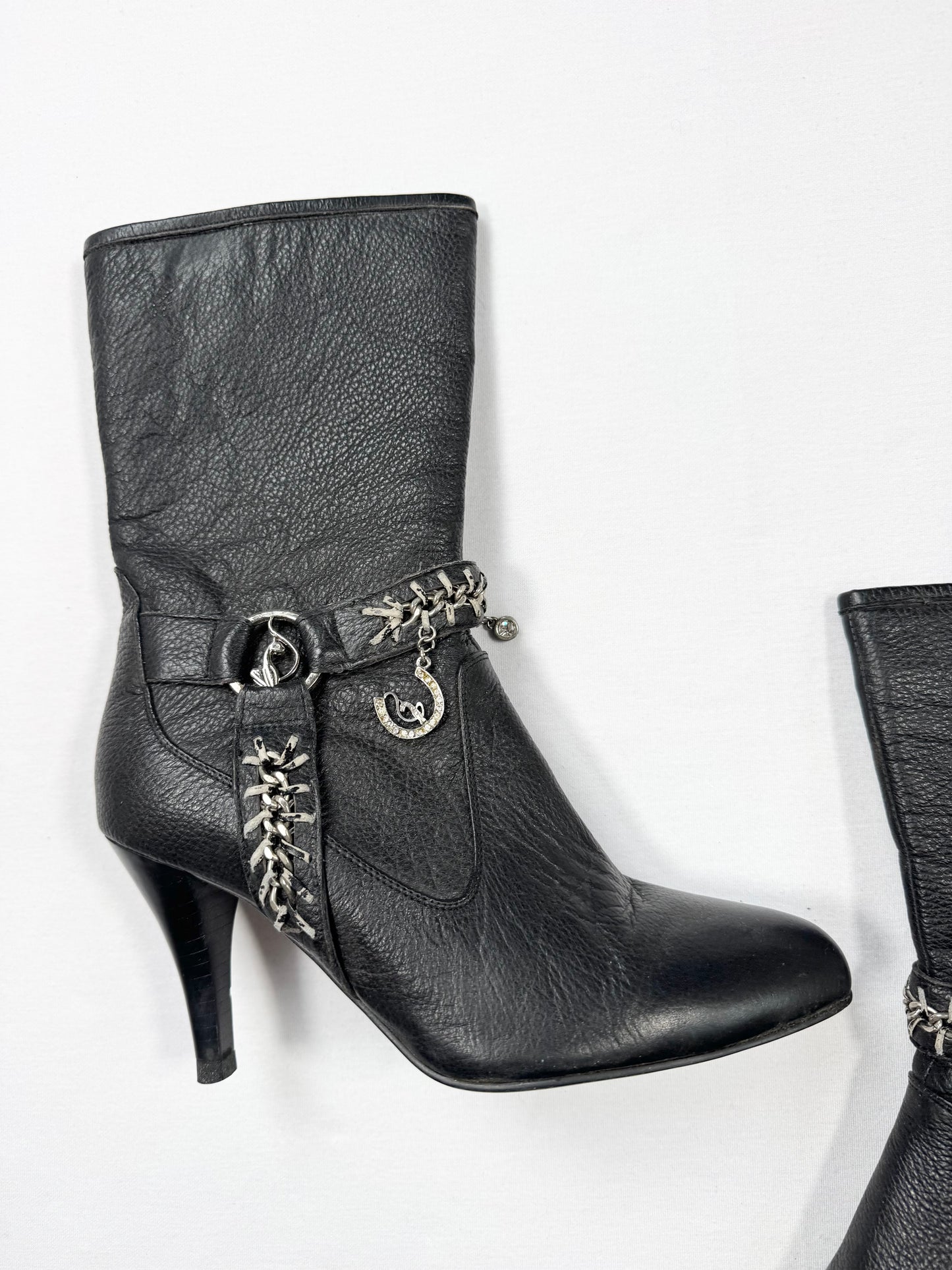 Baby Phat Heeled Boots ♡ 7