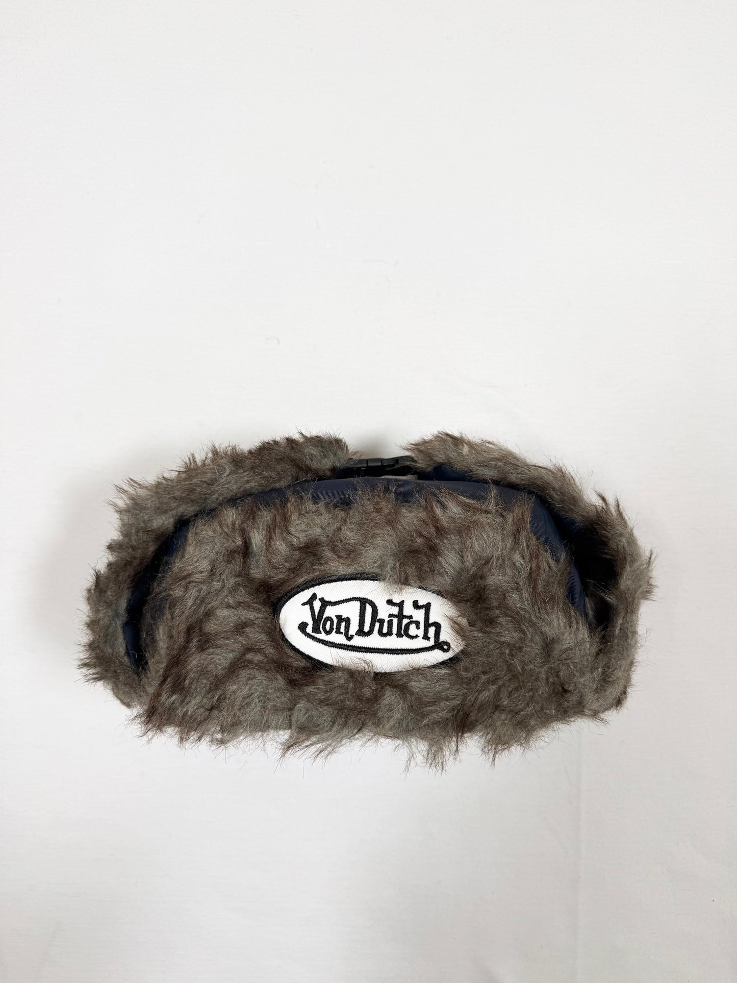 Black Fur Von Dutch Hat