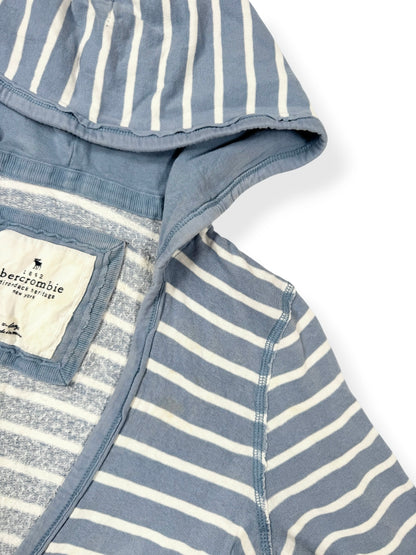 Abercrombie Blue Striped Hoodie ♡ M