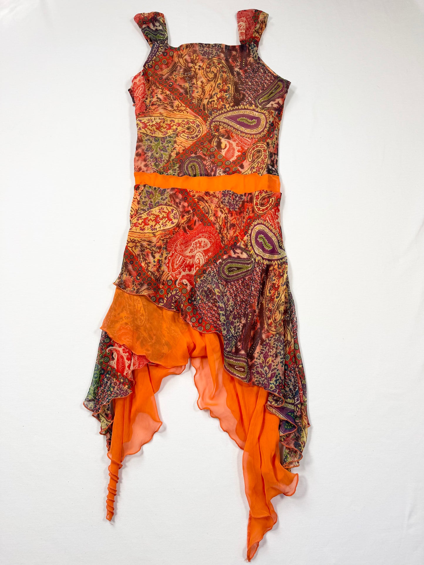 Paisley Sequin Pixie Hem Dress ♡ M