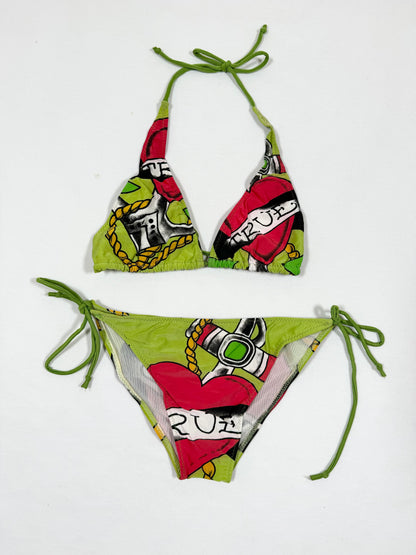 Green Ed Hardy Bikini