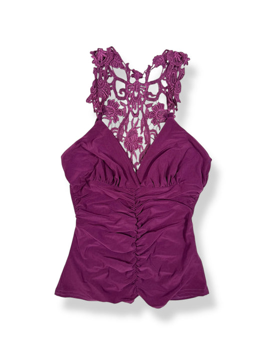 Lace Back Purple Cami ♡ Size S