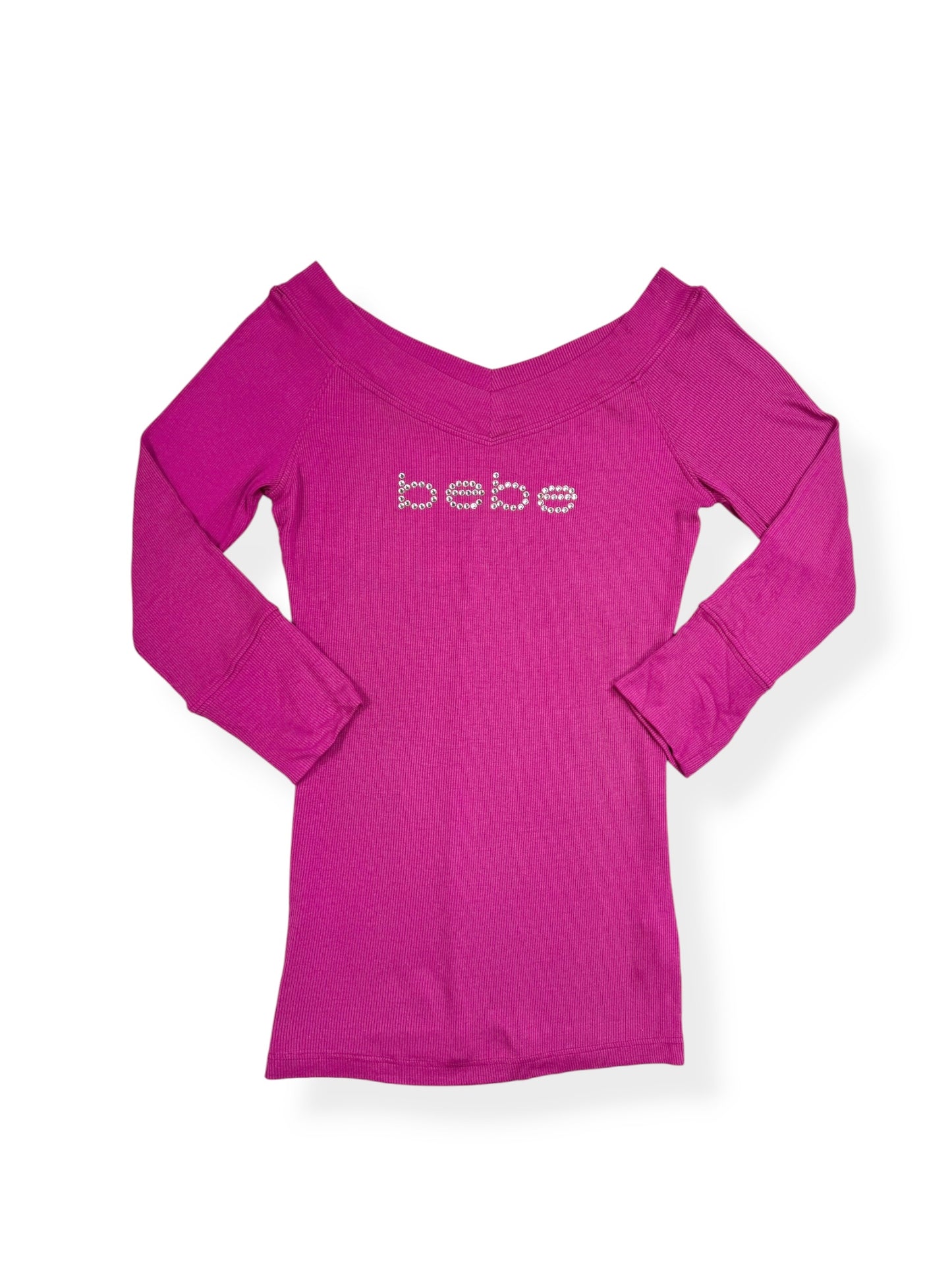 Purple Bebe 3/4 Sleeve Top ♡ M