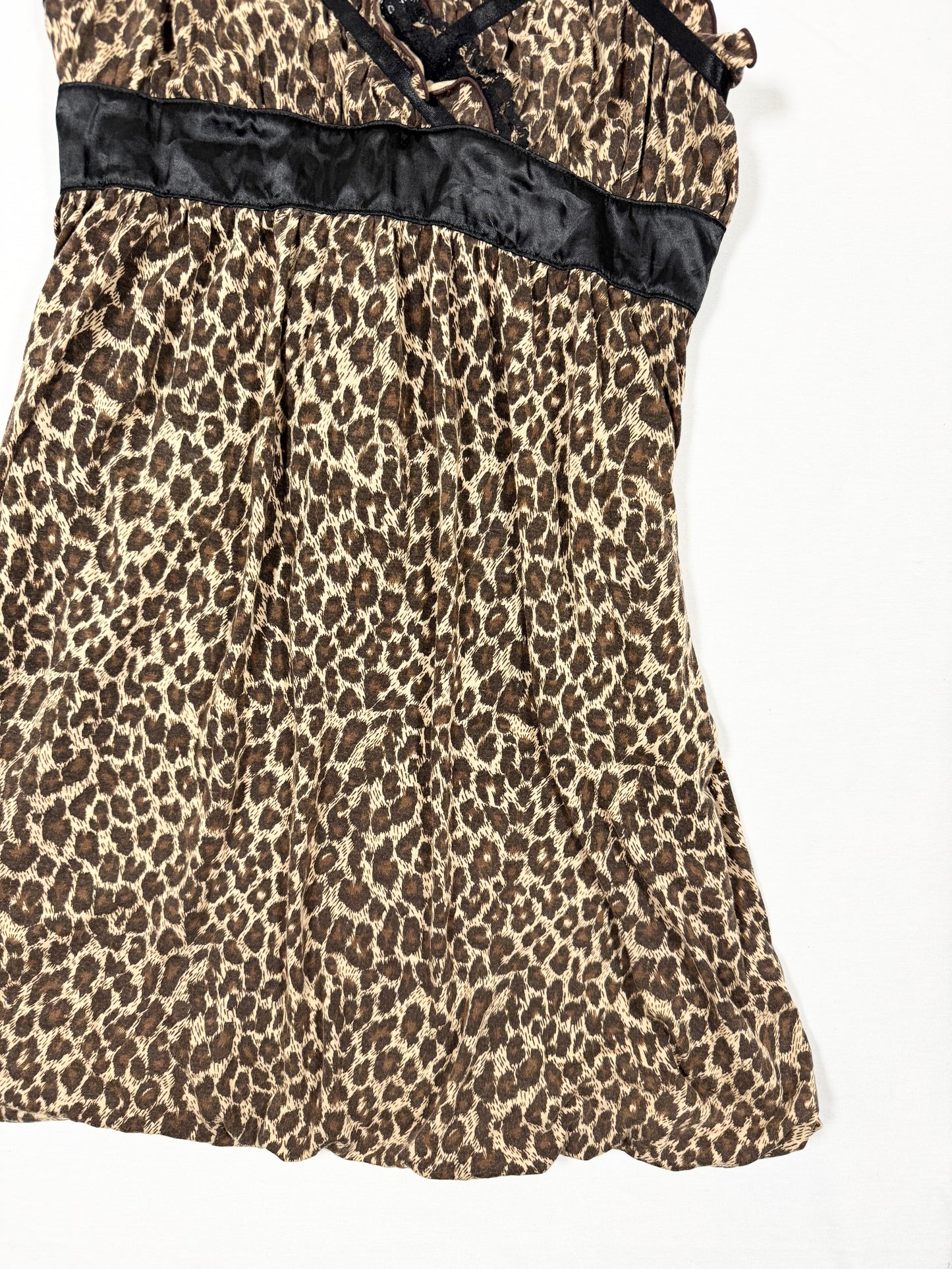 Leopard Bubble Mini Dress