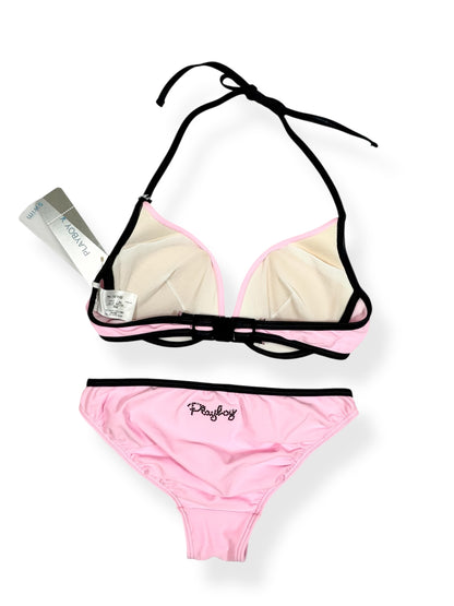Playboy Pink & Black Bikini ♡ Size XS