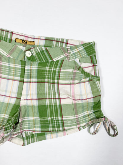 Plaid Mini Shorts ♡ Size M