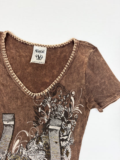 Vocal Horseshoe Grunge Tee ☆ S