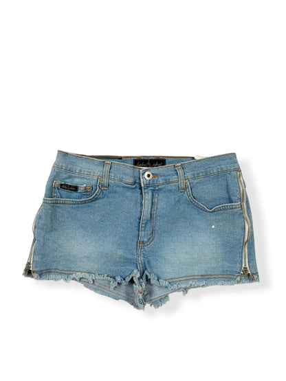 Baby Phat Denim Zipper Side Shorts ♡ S/M