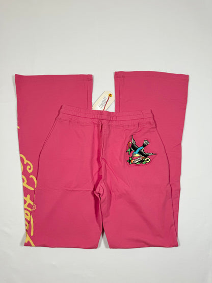 Pink Ed Hardy Trackpants