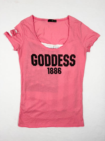 USA Flag Cut Out Tee ♡ Size S