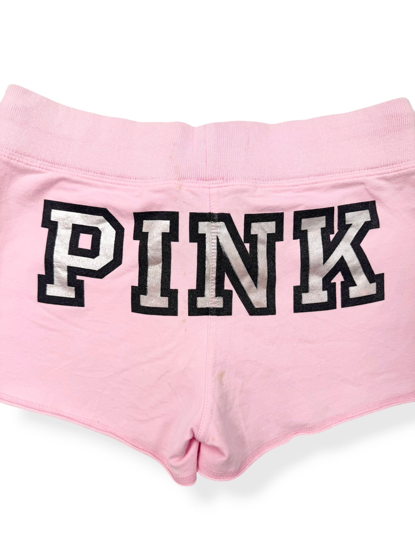 PINK Logo Pink Mini Shorts ♡ S