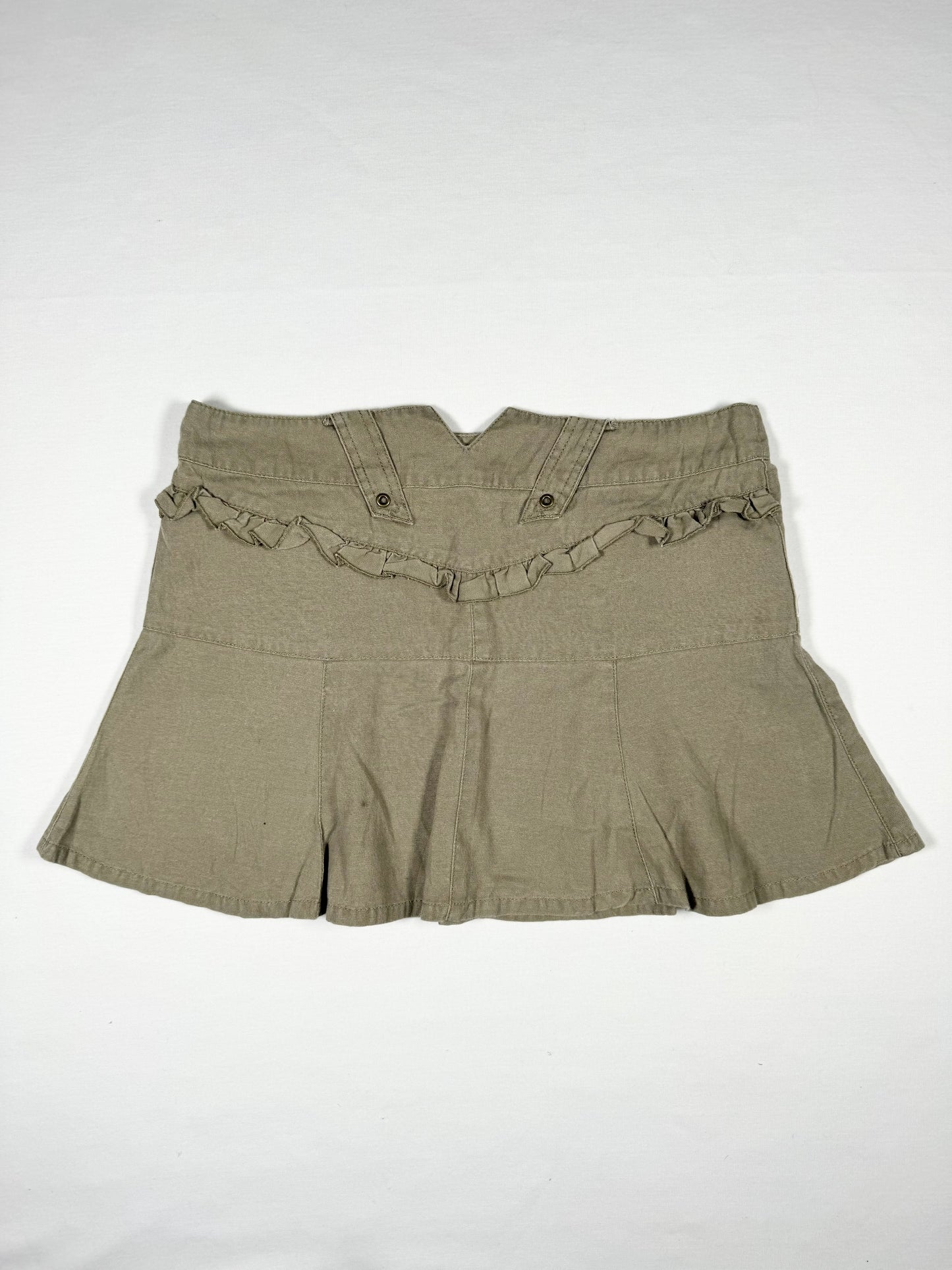 Khaki Mini Skirt