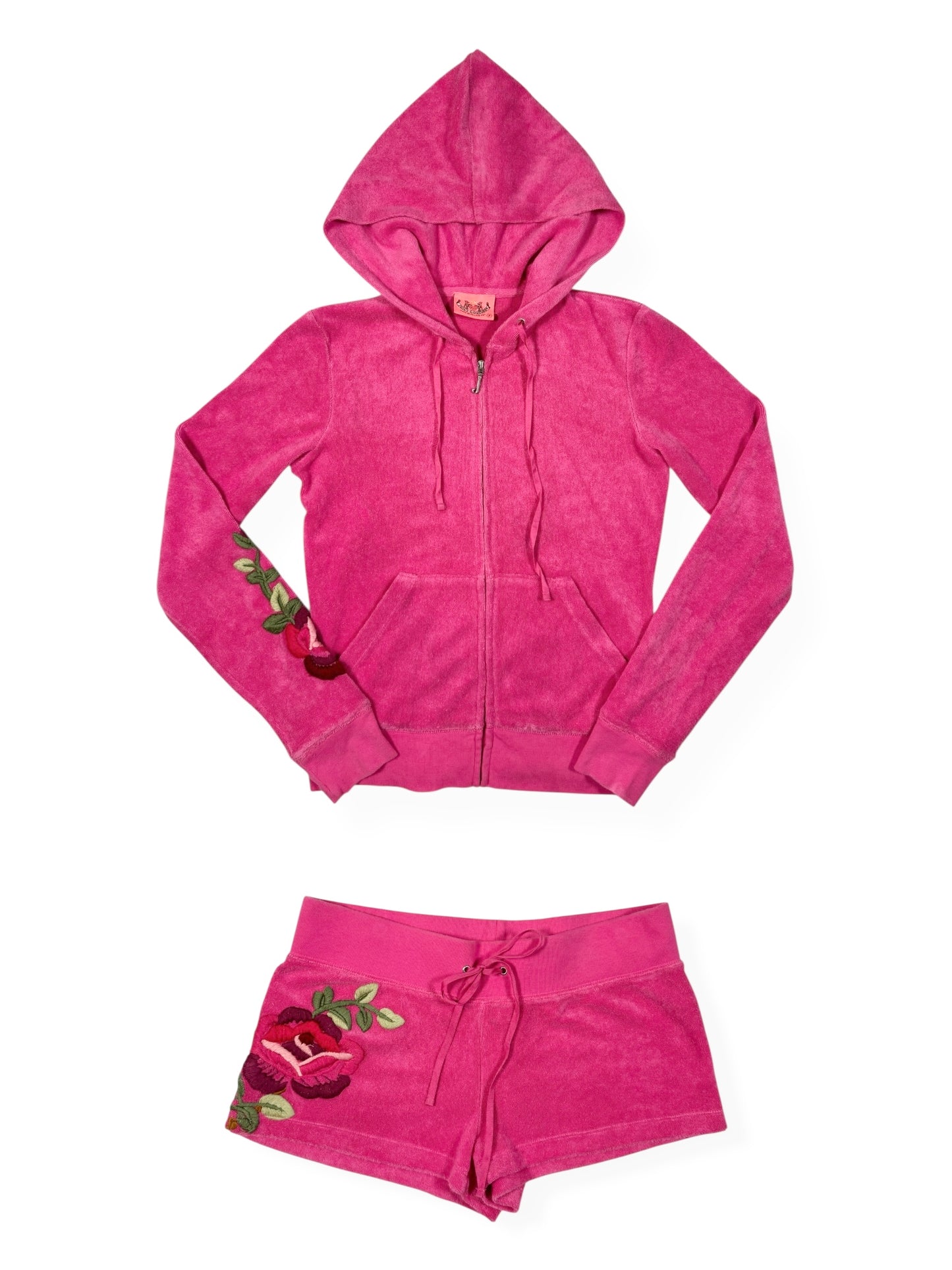 Juicy Couture Pink Terry Short Tracksuit ♡ Size XS