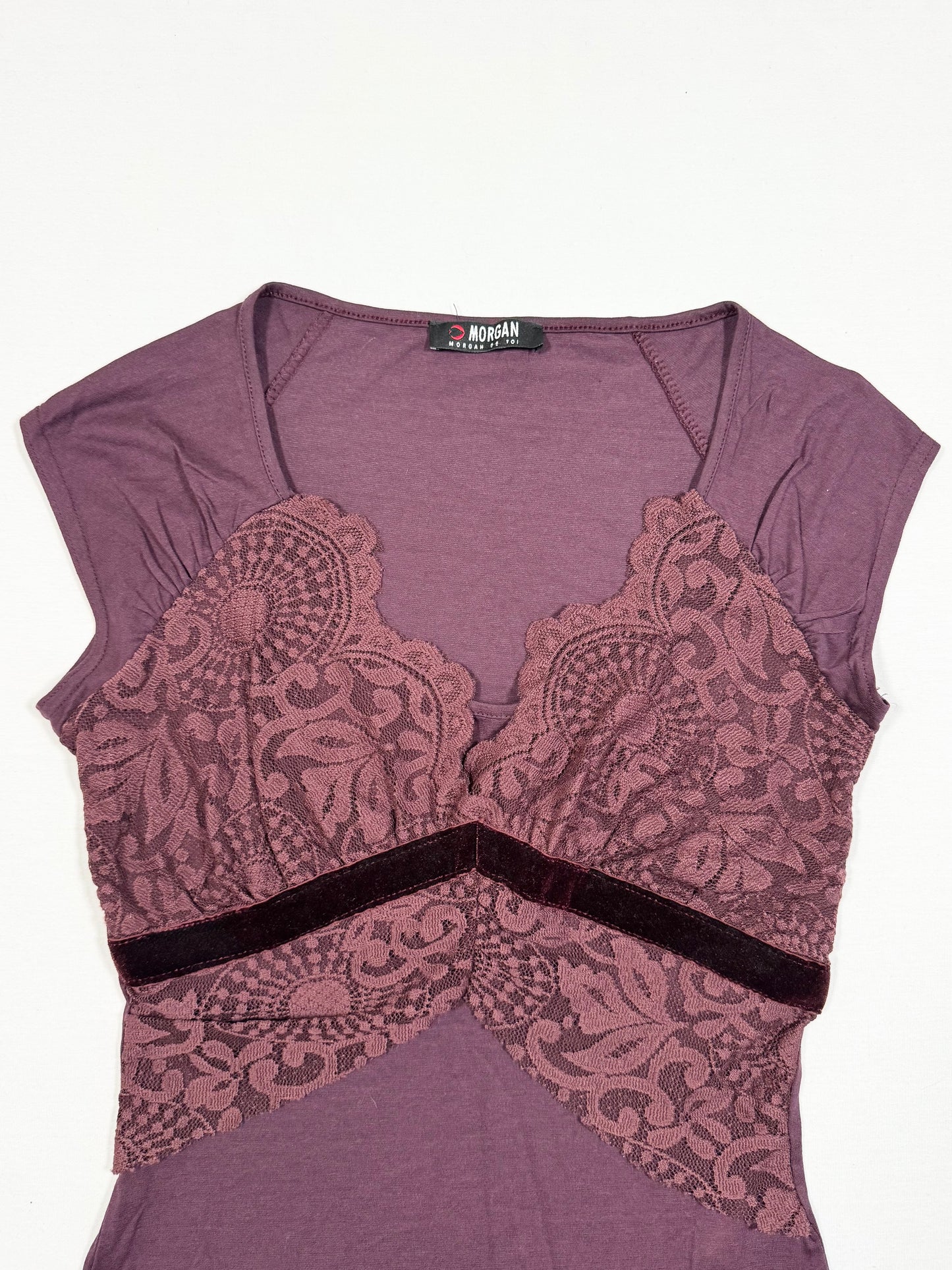 Morgan De Toi Burgundy Tee ♡ Size S