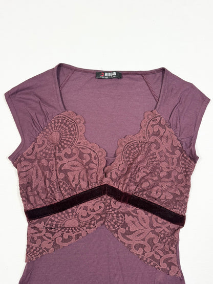 Morgan De Toi Burgundy Tee ♡ Size S