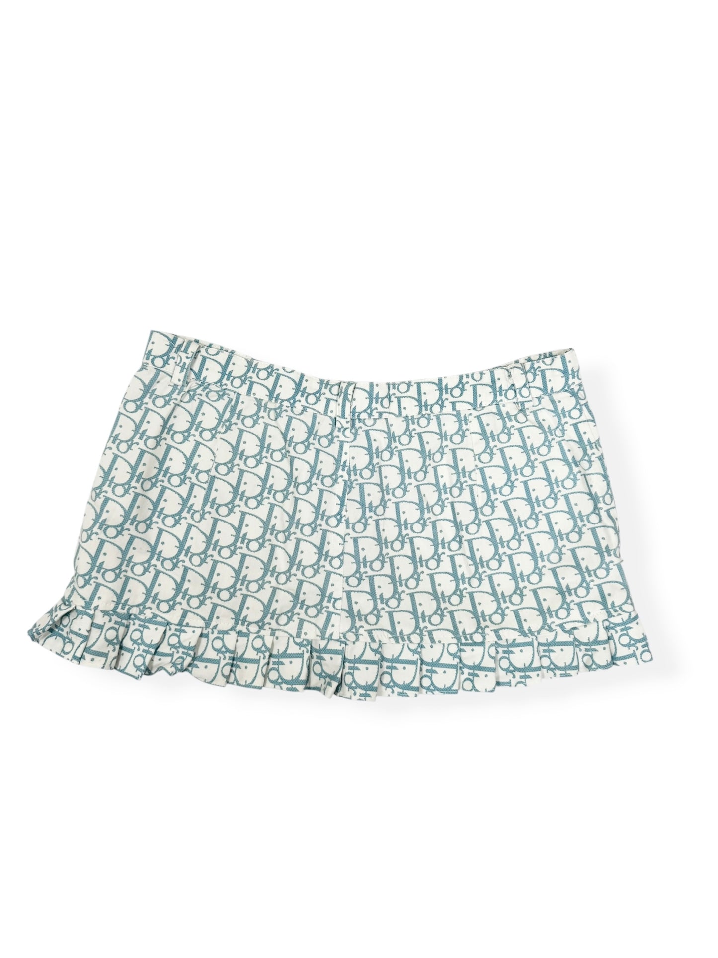 BL Dior Blue Monogram Mini Skirt ♡ S