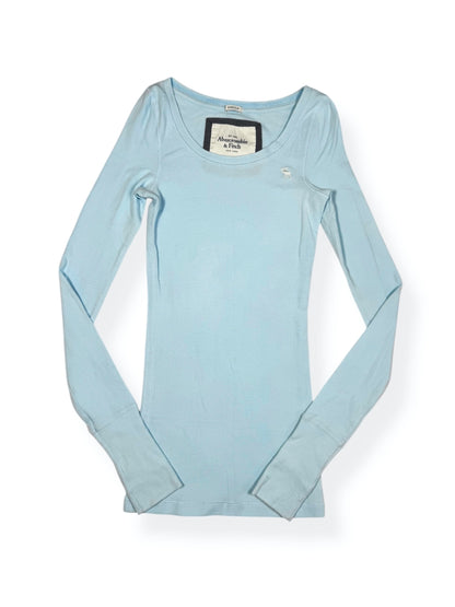 Abercrombie Baby Blue Long Sleeved Top ♡ Size S