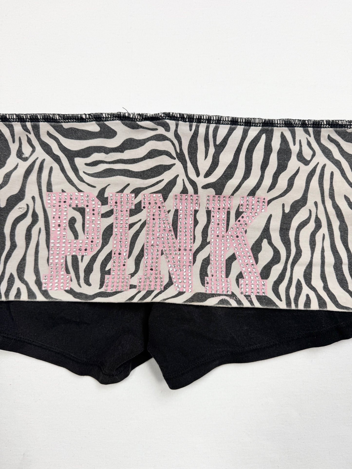 PINK Zebra Pink Logo Fold Over Shorts ♡ XS/S