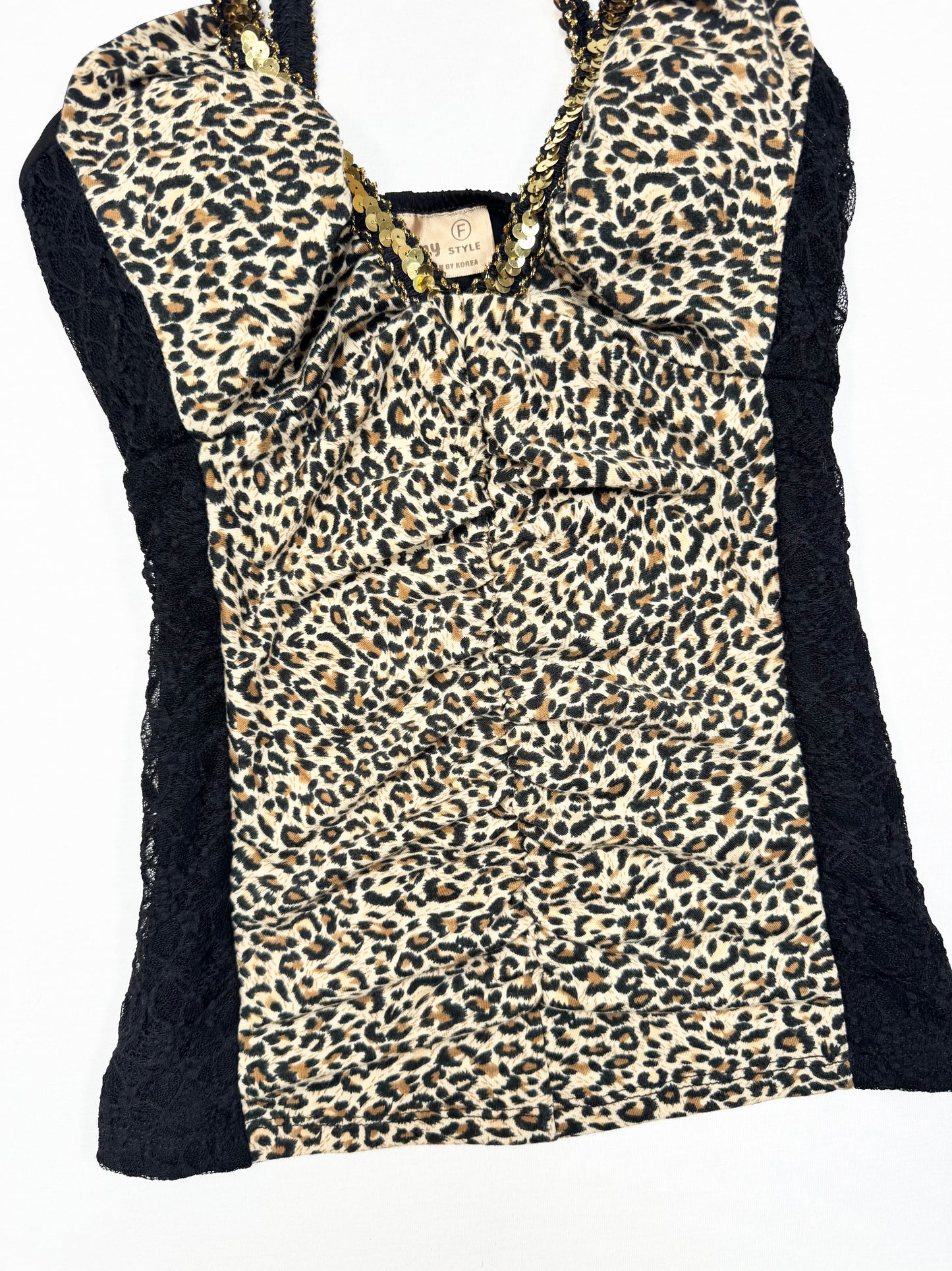 Leopard Sequin Cami ♡ S