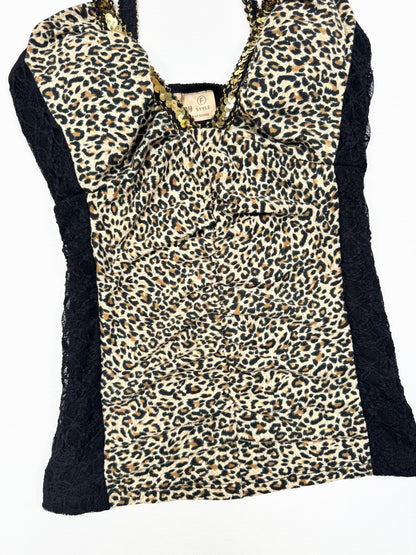 Leopard Sequin Cami ♡ S