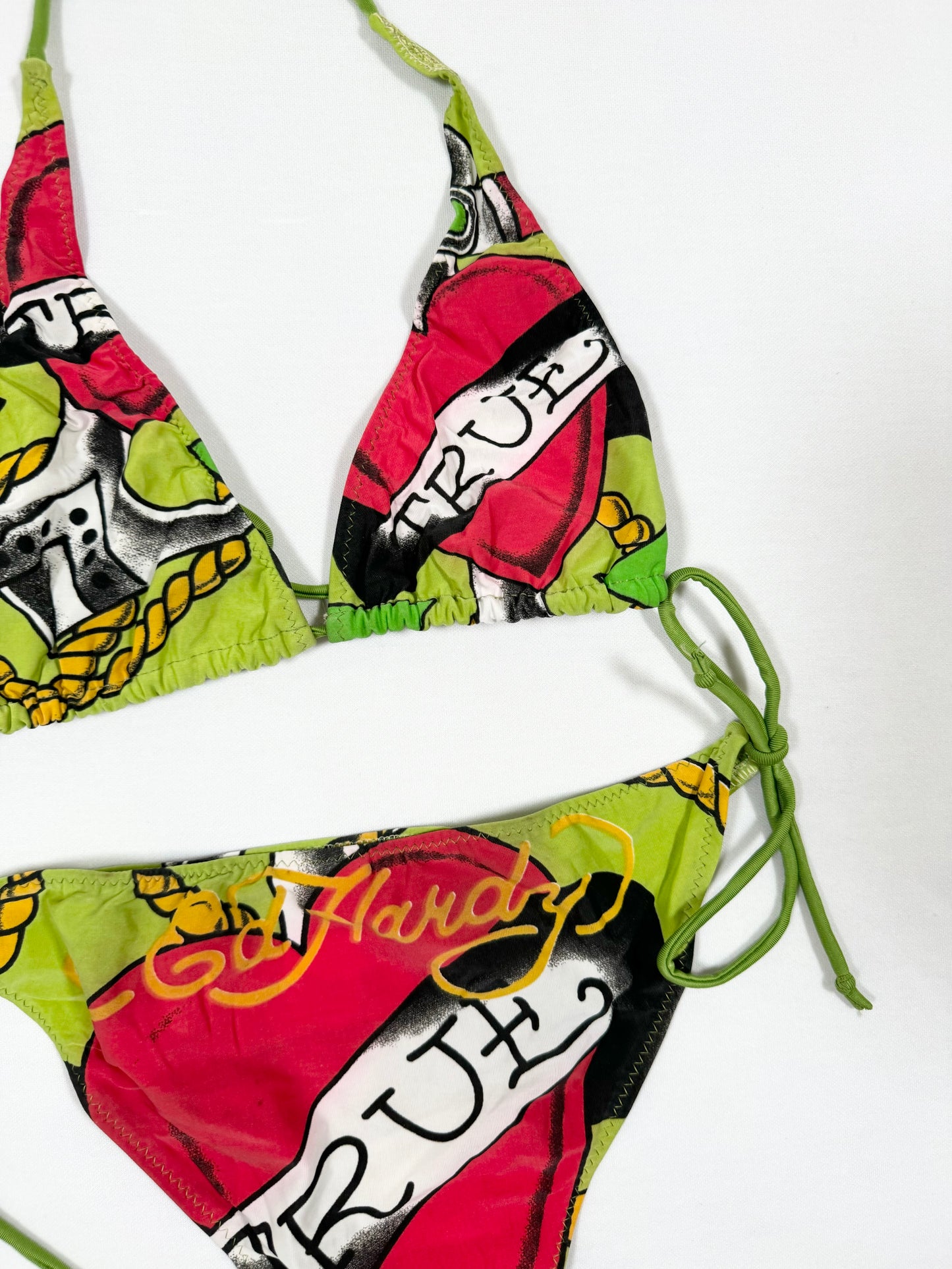Green Ed Hardy Bikini